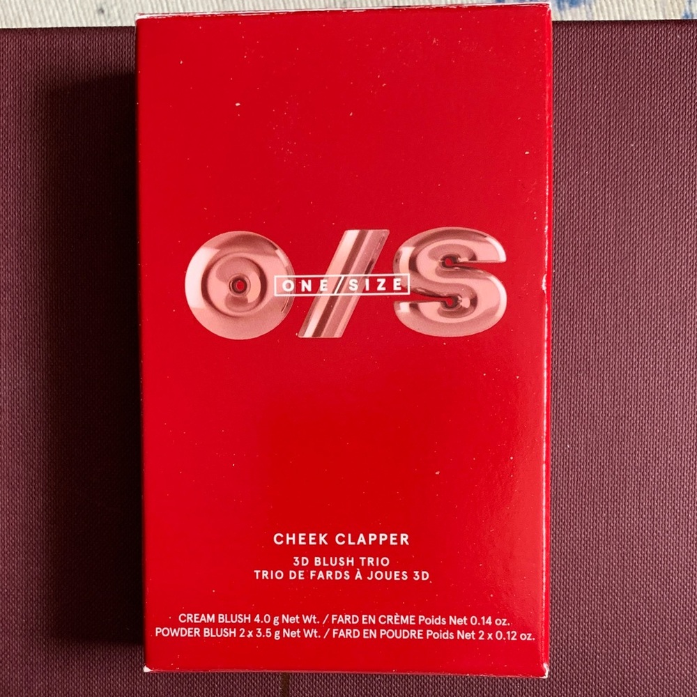 ONE/SIZE Cheek Clapper Blush Trio in Bold Red